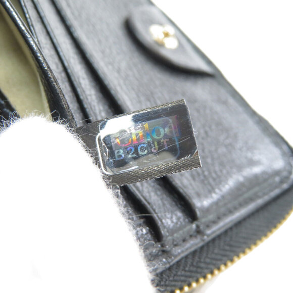 Chloe Ribbon Motif Bifold Wallet Leather - Picture 7 of 8